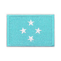 Patch brodé du drapeau de la Micronésie