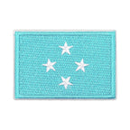 Patch brodé du drapeau de la Micronésie