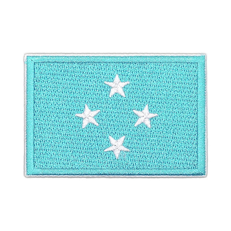 Patch brodé du drapeau de la Micronésie