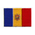 Patch brodé du drapeau de la Moldavie