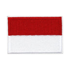 Patch brodé du drapeau de Monaco