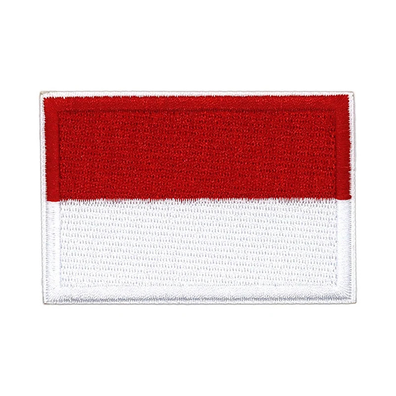Patch brodé du drapeau de Monaco