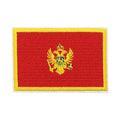 Patch brodé du drapeau du Monténégro