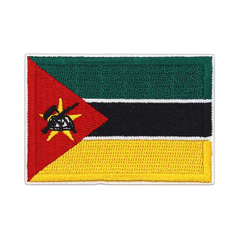 Patch brodé du drapeau du Mozambique