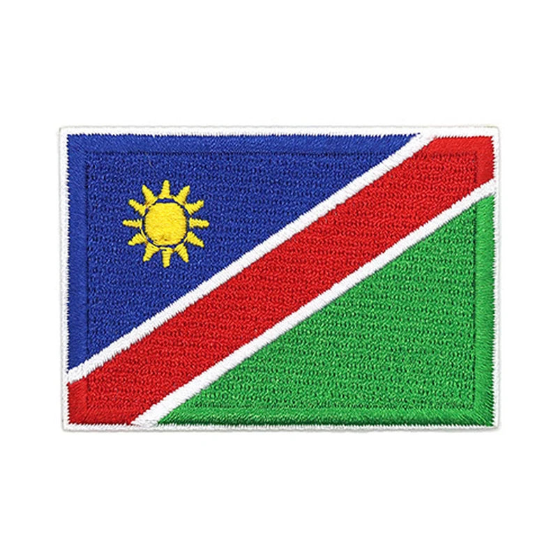 Patch brodé du drapeau de la Namibie