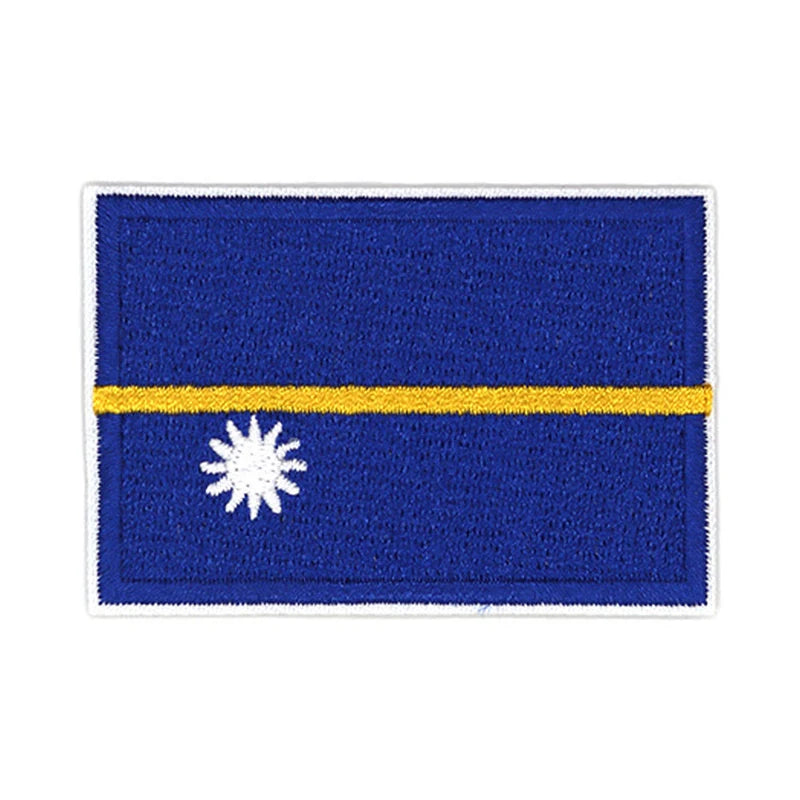 Patch brodé du drapeau de Nauru