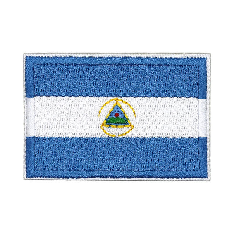 Patch brodé du drapeau du Nicaragua