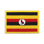 Patch brodé du drapeau de l'Ouganda