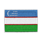 Patch brodé du drapeau de l'Ouzbékistan