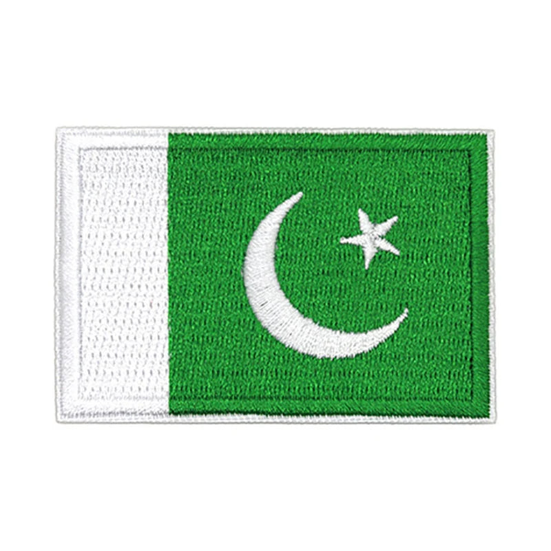 Patch brodé du drapeau du Pakistan