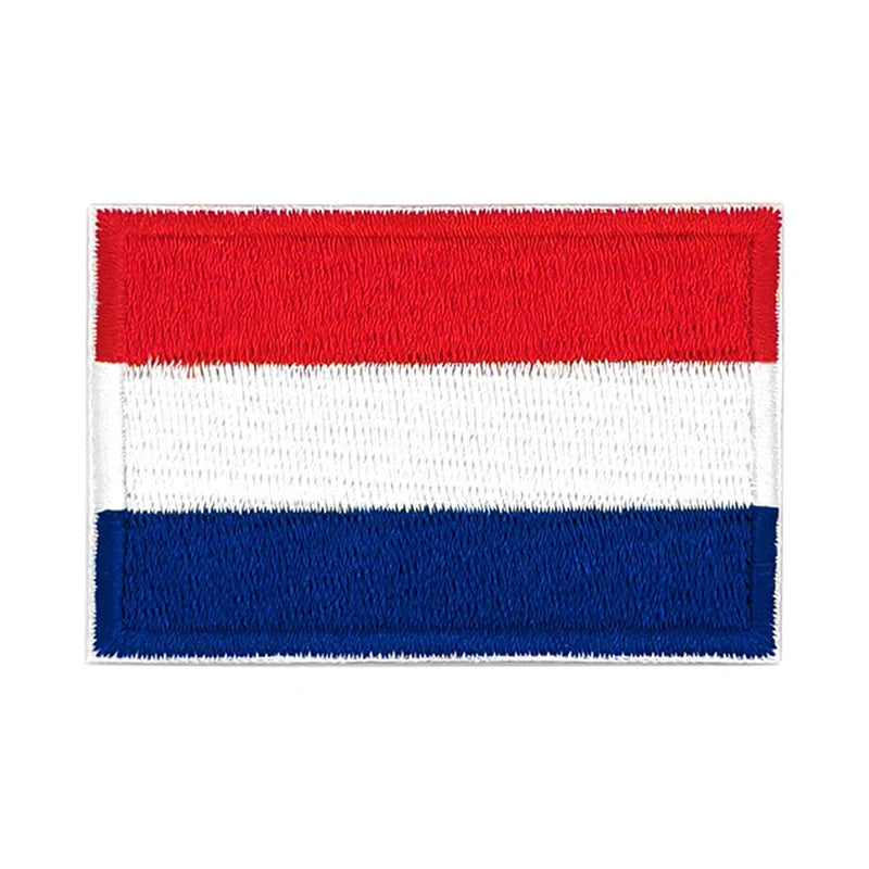 Patch brodé du drapeau des Pays-Bas