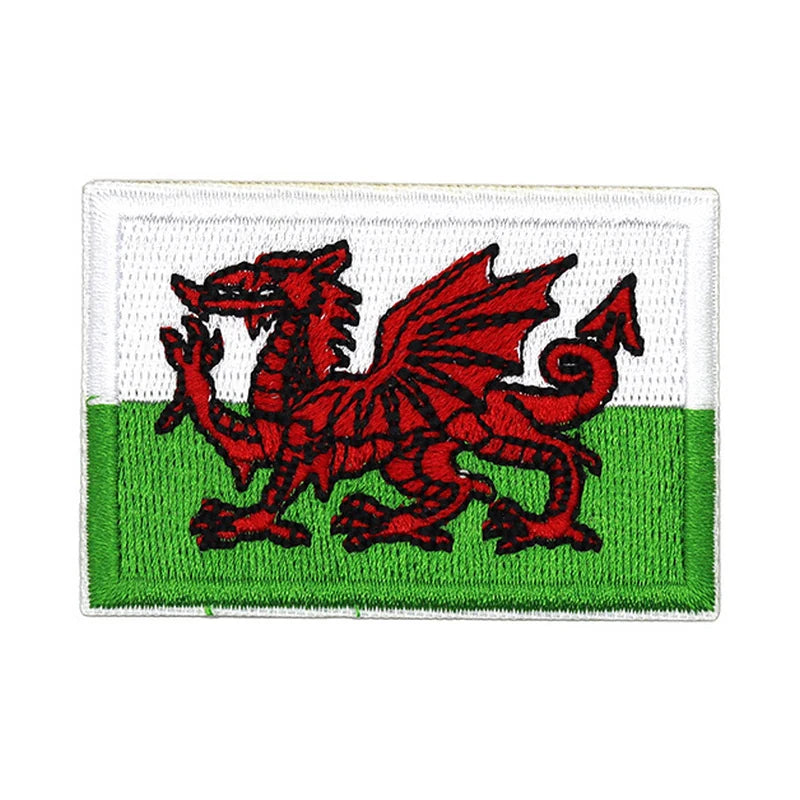 Patch brodé du drapeau du Pays de Galles
