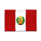 Patch brodé du drapeau du Pérou