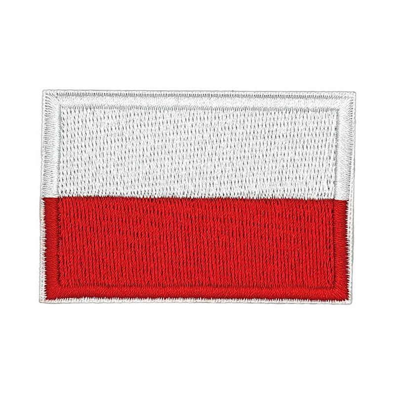 Patch brodé du drapeau de la Pologne
