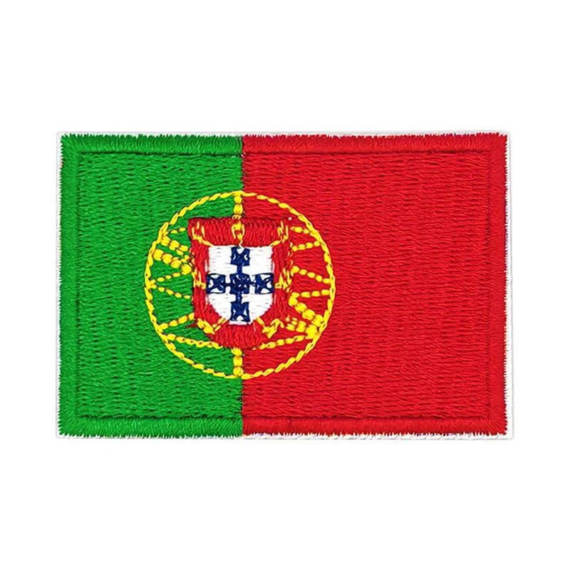 Patch brodé du drapeau du Portugal