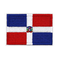 Patch brodé du drapeau de la République dominicaine