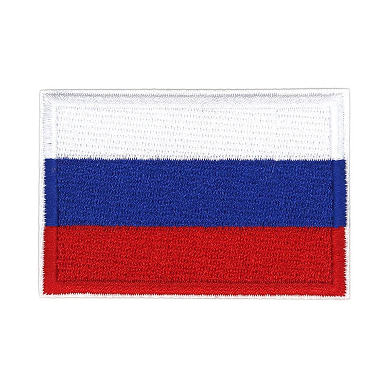 Patch brodé du drapeau de la Russie