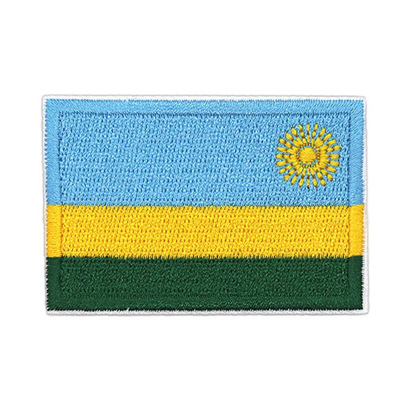 Patch brodé du drapeau du Rwanda