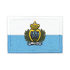 Patch brodé du drapeau de Saint-Marin