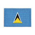Patch brodé du drapeau de Sainte-Lucie