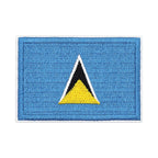 Patch brodé du drapeau de Sainte-Lucie