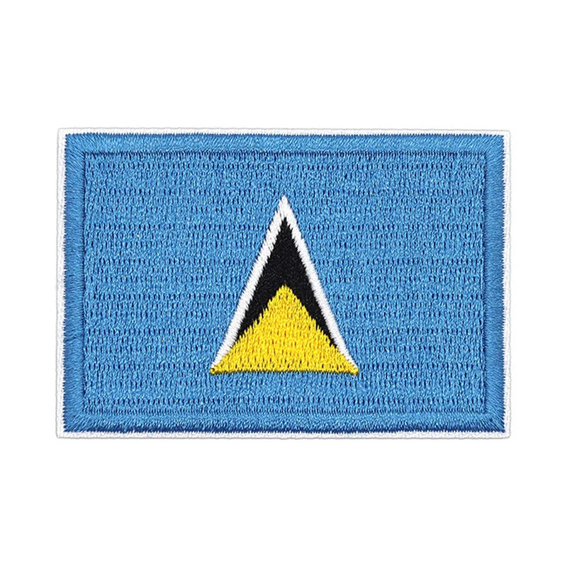 Patch brodé du drapeau de Sainte-Lucie
