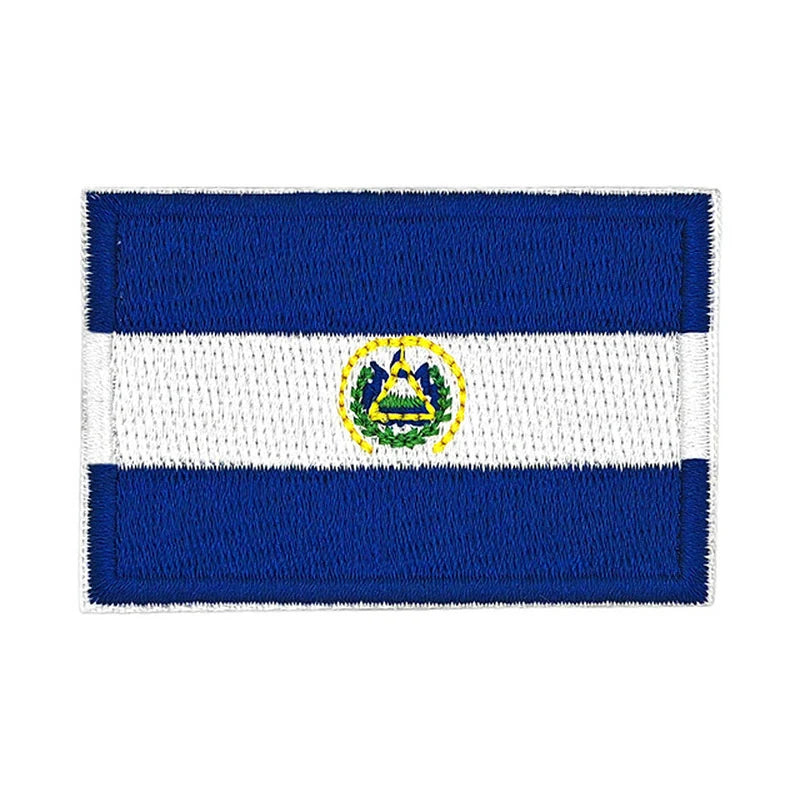 Patch brodé du drapeau du Salvador