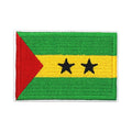 Patch brodé du drapeau de Sao Tomé-et-Principe