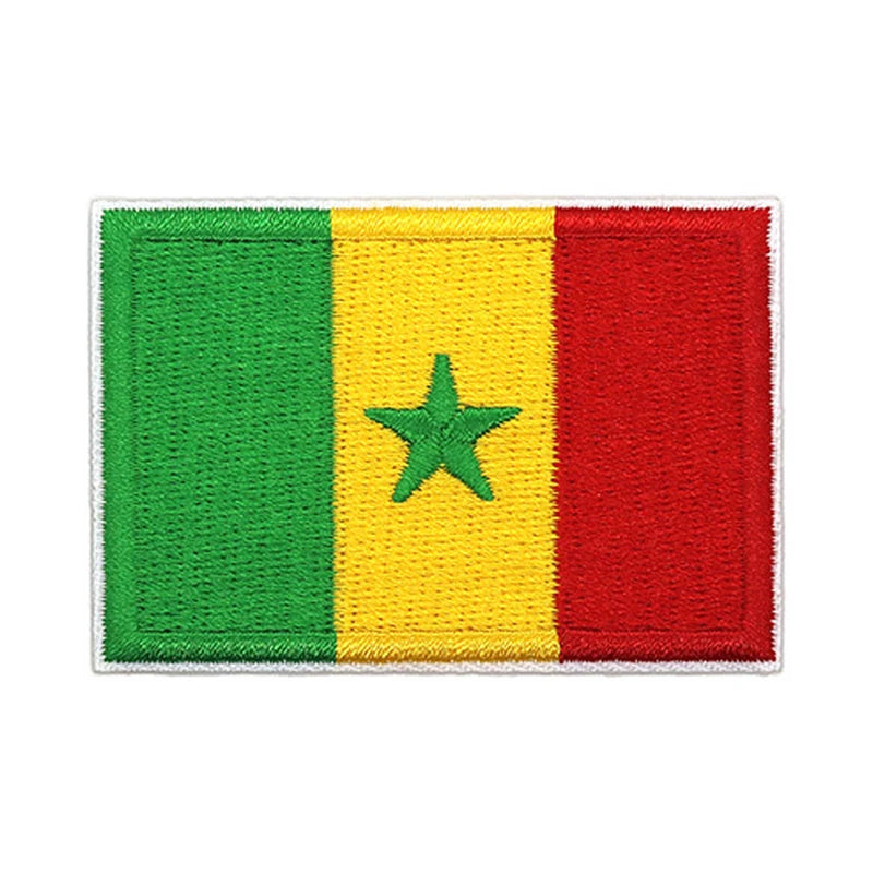 Patch brodé du drapeau du Sénégal