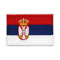 Patch brodé du drapeau de la Serbie