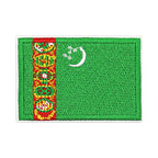 Patch brodé du drapeau du Turkménistan