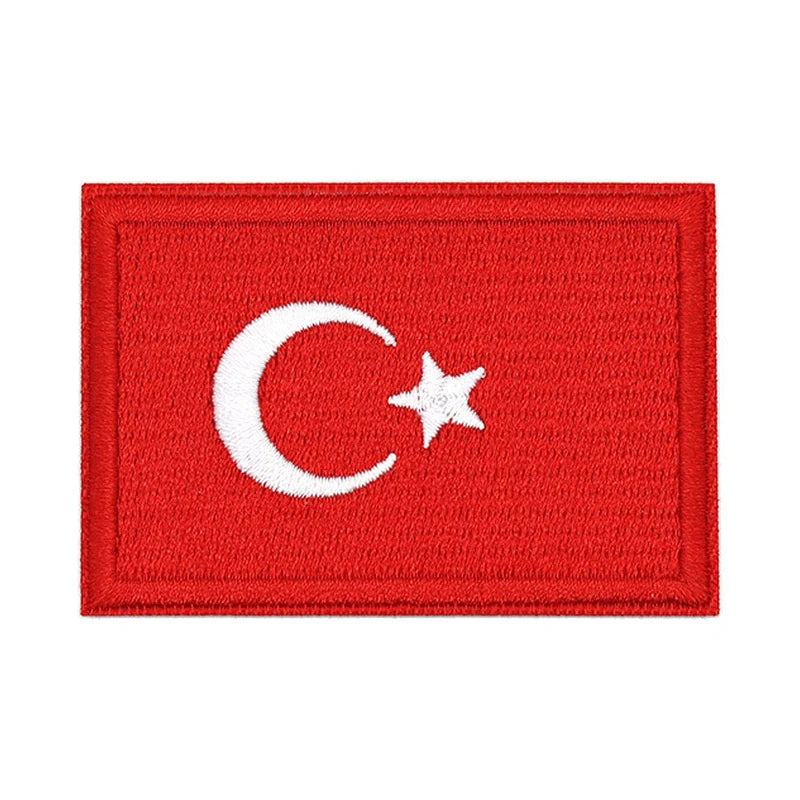 Patch brodé du drapeau de la Turquie