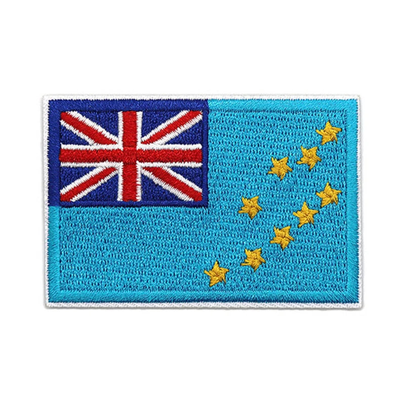 Patch brodé du drapeau du Tuvalu