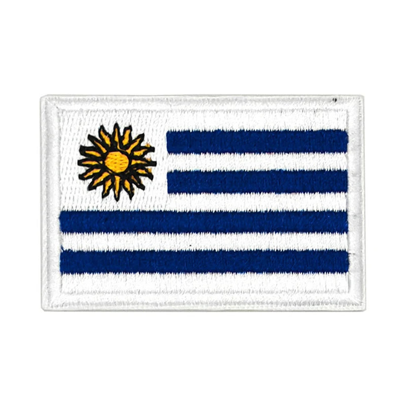 Patch brodé du drapeau de l'Uruguay