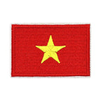 Patch brodé du drapeau du Vietnam