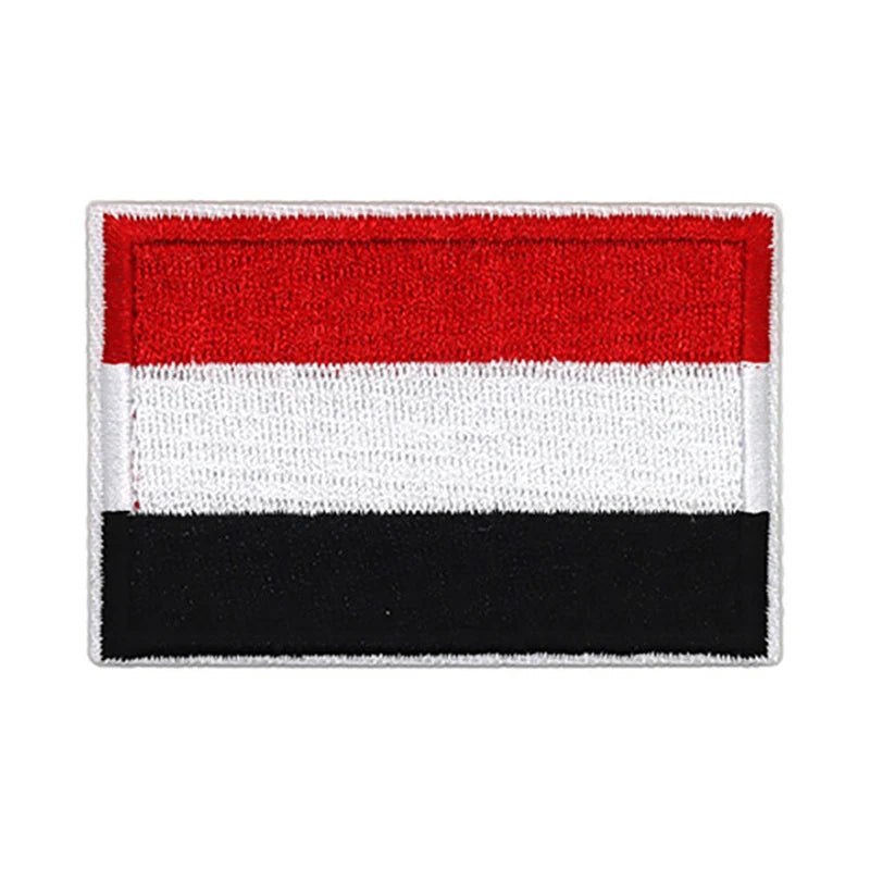 Patch brodé du drapeau du Yémen