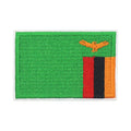Patch brodé du drapeau de la Zambie