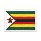 Patch brodé du drapeau du Zimbabwe