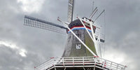 Moulin à Winsum, Pays-Bas - Patrimoine traditionnel et paysage hollandais