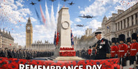 Remembrance Day au Royaume-Uni avec cérémonie solennelle, coquelicots et hommage aux soldats