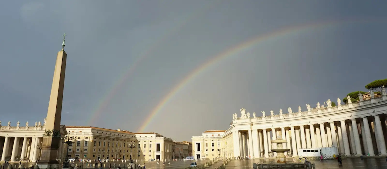 Arc-en-ciel sur le Vatican